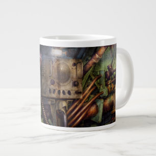 Steampunk - Naval - The comm station Large Coffee Mug