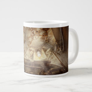 Steampunk - Naval - The escape hatch Large Coffee Mug