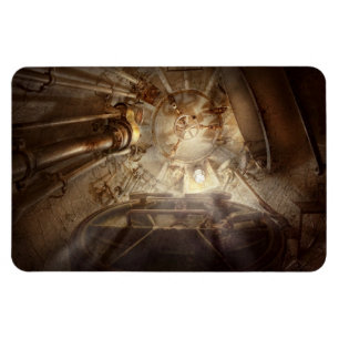 Steampunk - Naval - The escape hatch Magnet