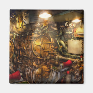 Steampunk - Naval - The torpedo room Magnet