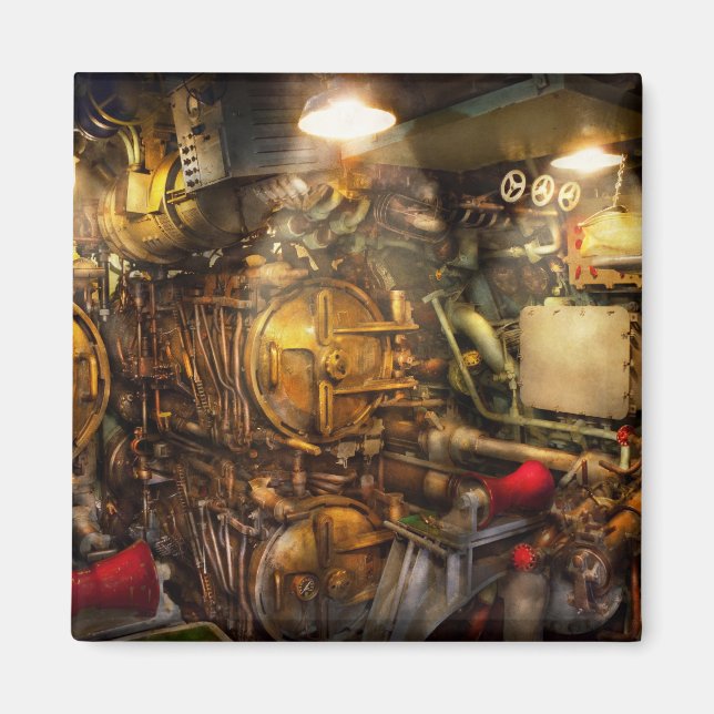 Steampunk - Naval - The torpedo room Magnet (Front)