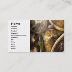 Steampunk - Naval - Watch the depth Business Card