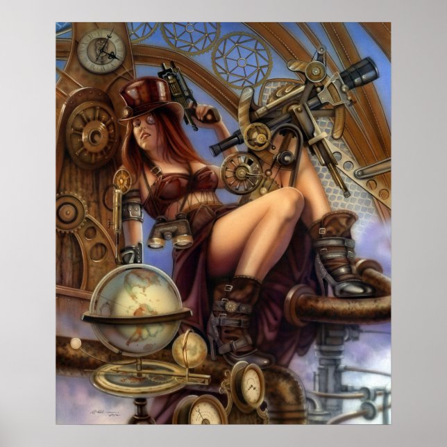 Steampunk Navigator Poster! Poster (Front)