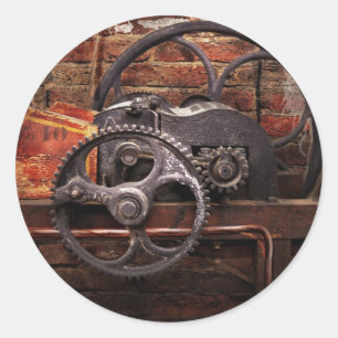 Steampunk - No 10 Classic Round Sticker
