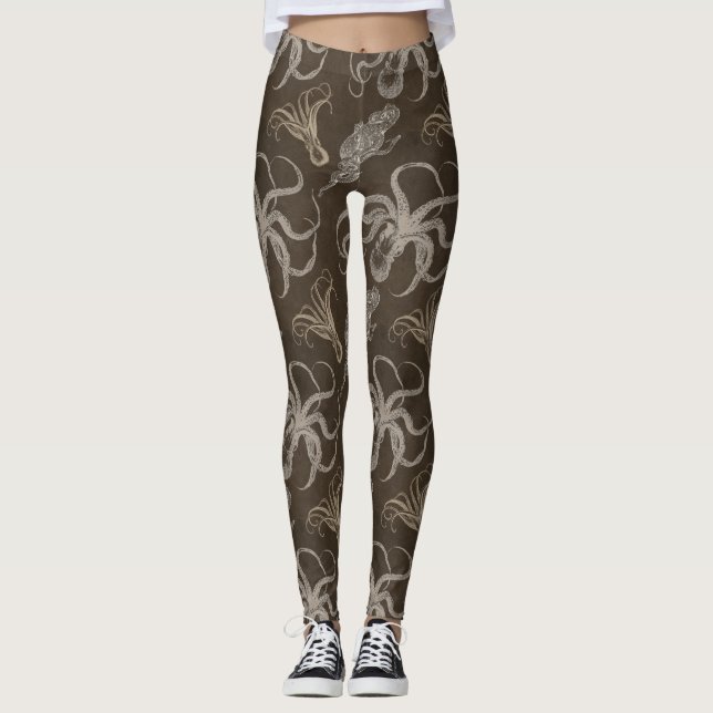 steampunk octopi leggings (Front)