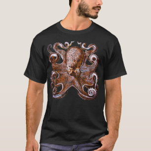 Steampunk Octopus Ocean Creature T-Shirt