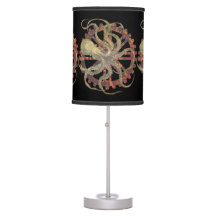 Steampunk Octopus & Rusty Clockwork Gear