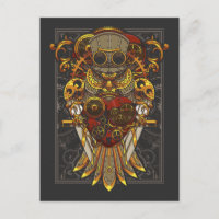 Steampunk Owl Mechanical Bird Clockwork Fantasy