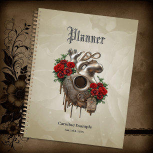 Steampunk Passion, the mechanical Heart of Love.  Planner