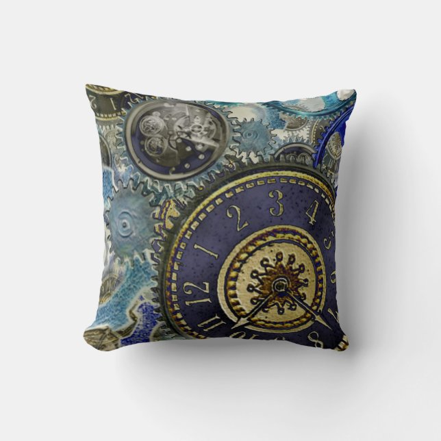 STEAMPUNK patterns Home decor Cushion (Front)