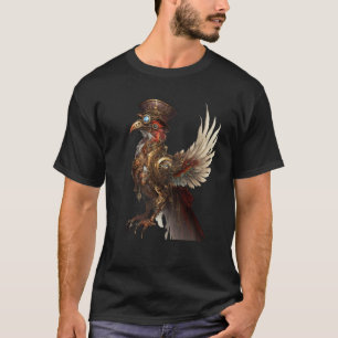 Steampunk Phoenix Rising Resurrection Rebirth New  T-Shirt