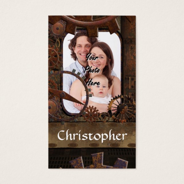 Steampunk photo background (Front)