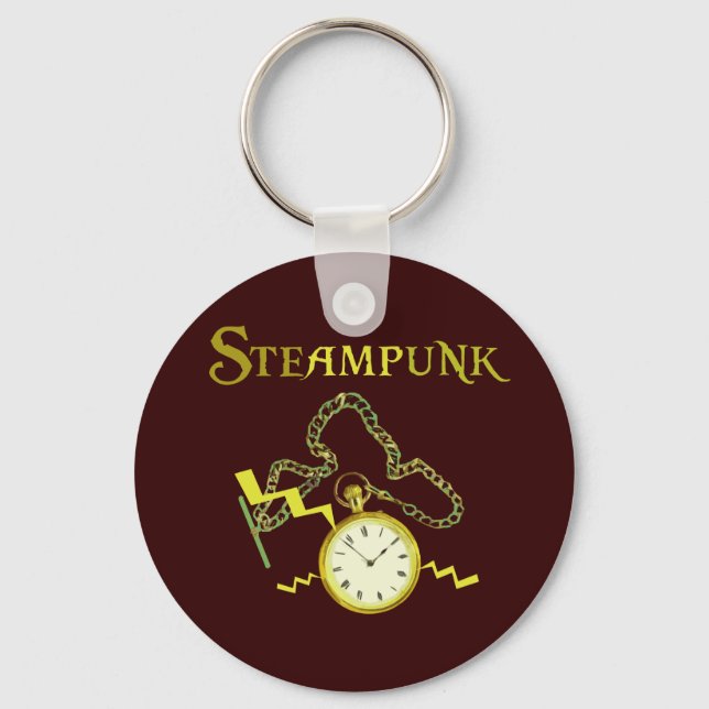 Steampunk Pocketwatch Key Ring (Front)