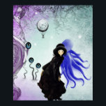 Steampunk Pop Surrealism Art Poster - Watching You<br><div class="desc">Featuring my original digital painting, 'Watching You'</div>