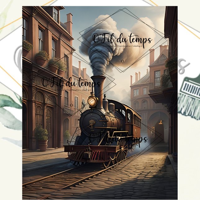 Steampunk Post Apocalyptic Cities Decoupage v6 Tissue Paper (Creator Uploaded)