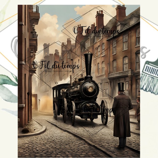 Steampunk Post Apocalyptic Cities v13 Tissue Paper (Creator Uploaded)