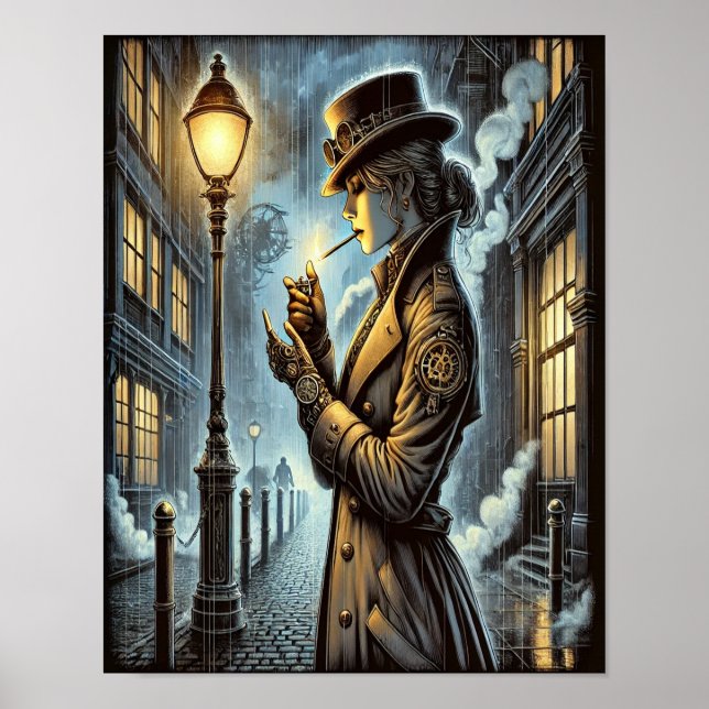 Steampunk Poster 20, The Detective’s Secret (Front)