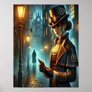 Steampunk Poster 23, The Clockwork Informant