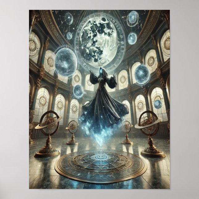 Steampunk Poster 47 The Lunar Sorceress  (Front)