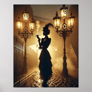 Steampunk Poster 67 The Gaslight Seductress