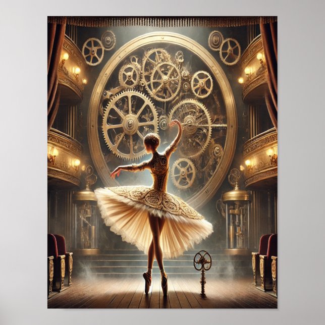 Steampunk Poster 71 The Clockwork Ballerina (Front)