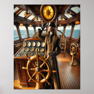 Steampunk Poster 75 The Nautical Navigator