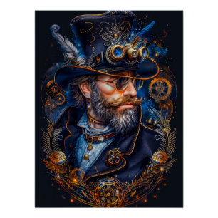 Steampunk Poster Design