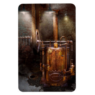 Steampunk - Powering the modern home Magnet