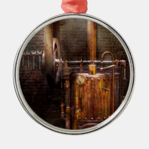 Steampunk - Powering the modern home Metal Ornament