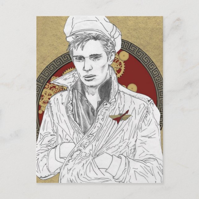 Steampunk Punk Postcard (Front)