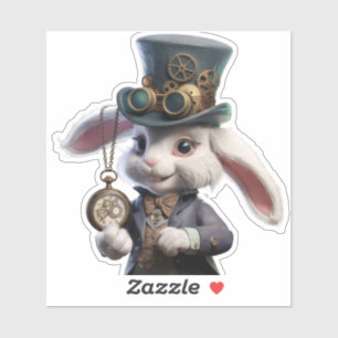 Steampunk Rabbit Illustration
