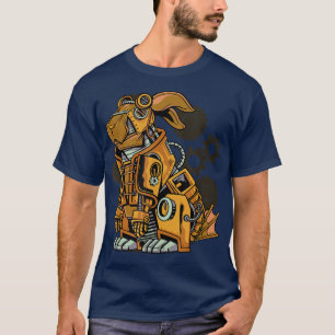 Steampunk Rabbit Machine Mechanical T-Shirt