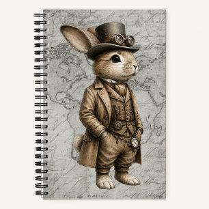 Steampunk Rabbit Notebook