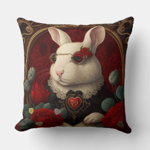 Steampunk Rabbit Pillow Fantasy Pillow Child''s