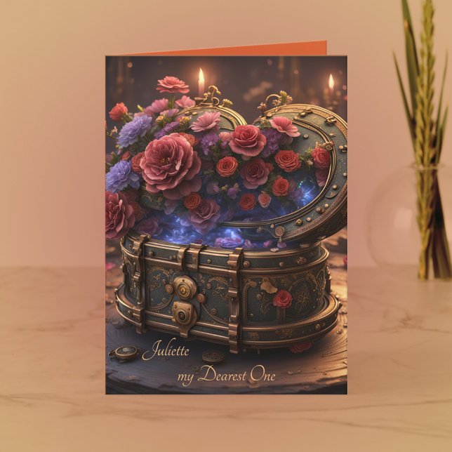 Steampunk Romance Holiday Card (Creator Uploaded)