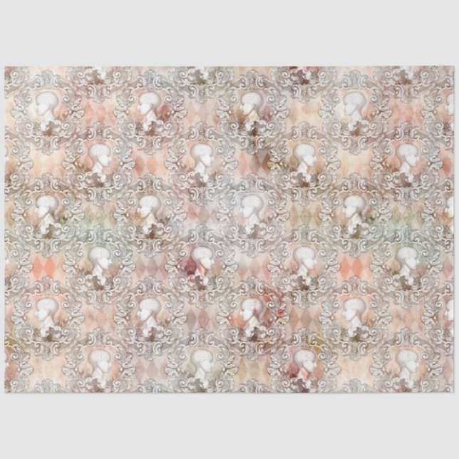 Steampunk Romance Series Design 15 Tissue Paper (Front)
