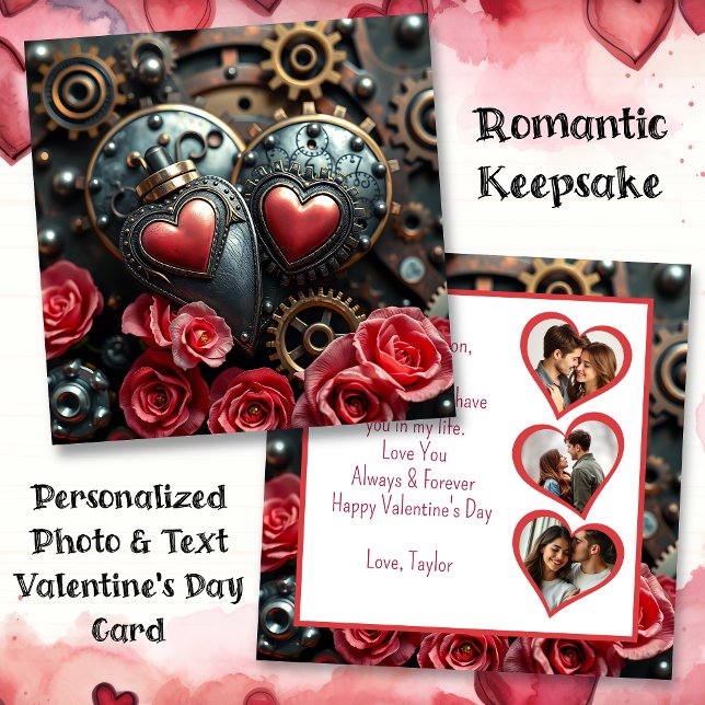 Steampunk Roses Valentine's Day | Photo Template (Creator Uploaded)