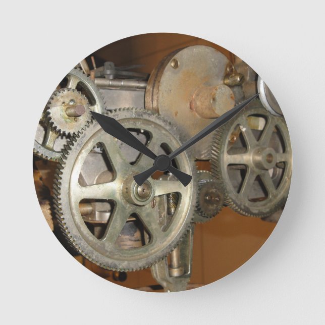 Steampunk Round Clock (Front)