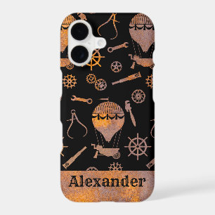 Steampunk Rusty Ballooning Theme Custom Name