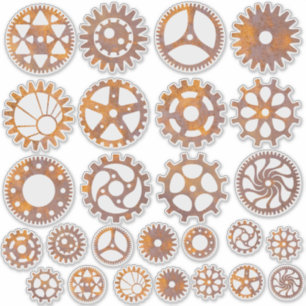 Steampunk Rusty Gear Assortment