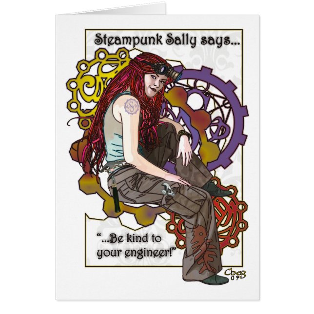 Steampunk Sally Card (Front)