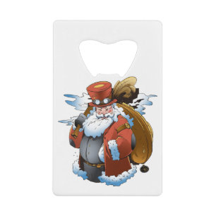 Steampunk Santa Christmas Vintage Style
