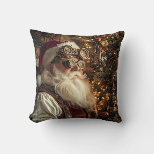 Steampunk Santa  Cushion