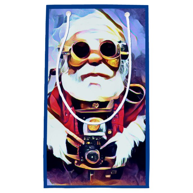 Steampunk Santa- Meiya Styled Small Gift Bag (Front)