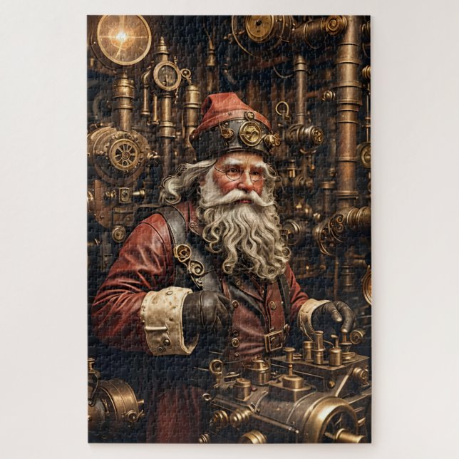 Steampunk Santa Puzzle (Vertical)