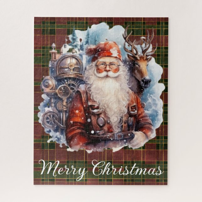 Steampunk Santa Puzzle (Vertical)