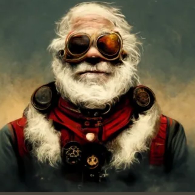 Steampunk Santa Tissue Paper (Creator Uploaded)