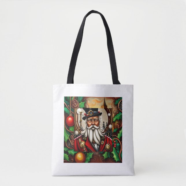  Steampunk Santa Yuletide Enchanter Tote Bag (Front)