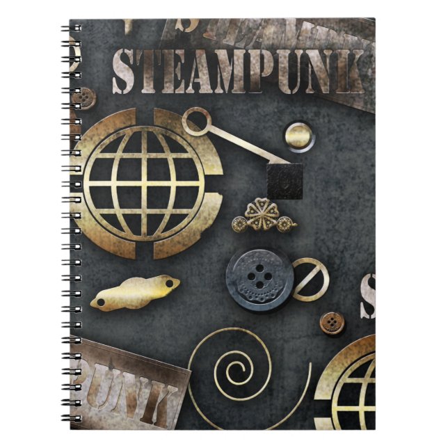 Steampunk, scrapbooking notebook (Front)