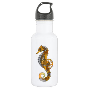 Steampunk Seahorse 532 Ml Water Bottle